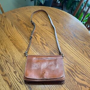 Patricia Nash Leather Crossbody Purse Adjustable Straps